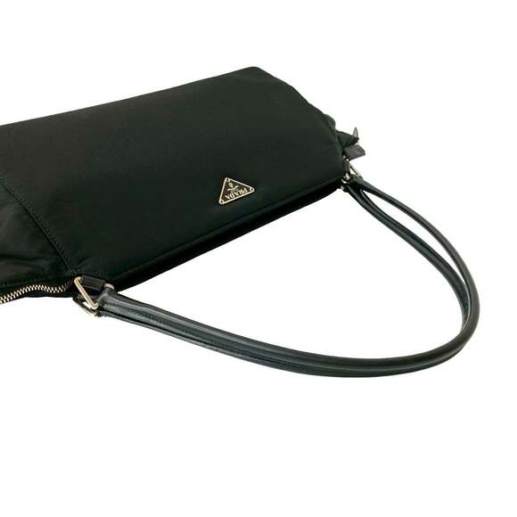 PRADA Black Leather Shoulder Bag - Picture 4 of 10